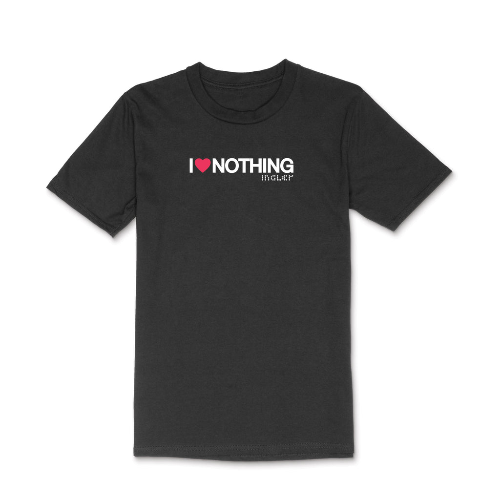 I Love Nothing Black Tee
