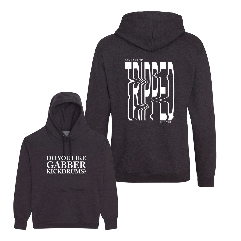 20 YRS Tripped Black hoodie