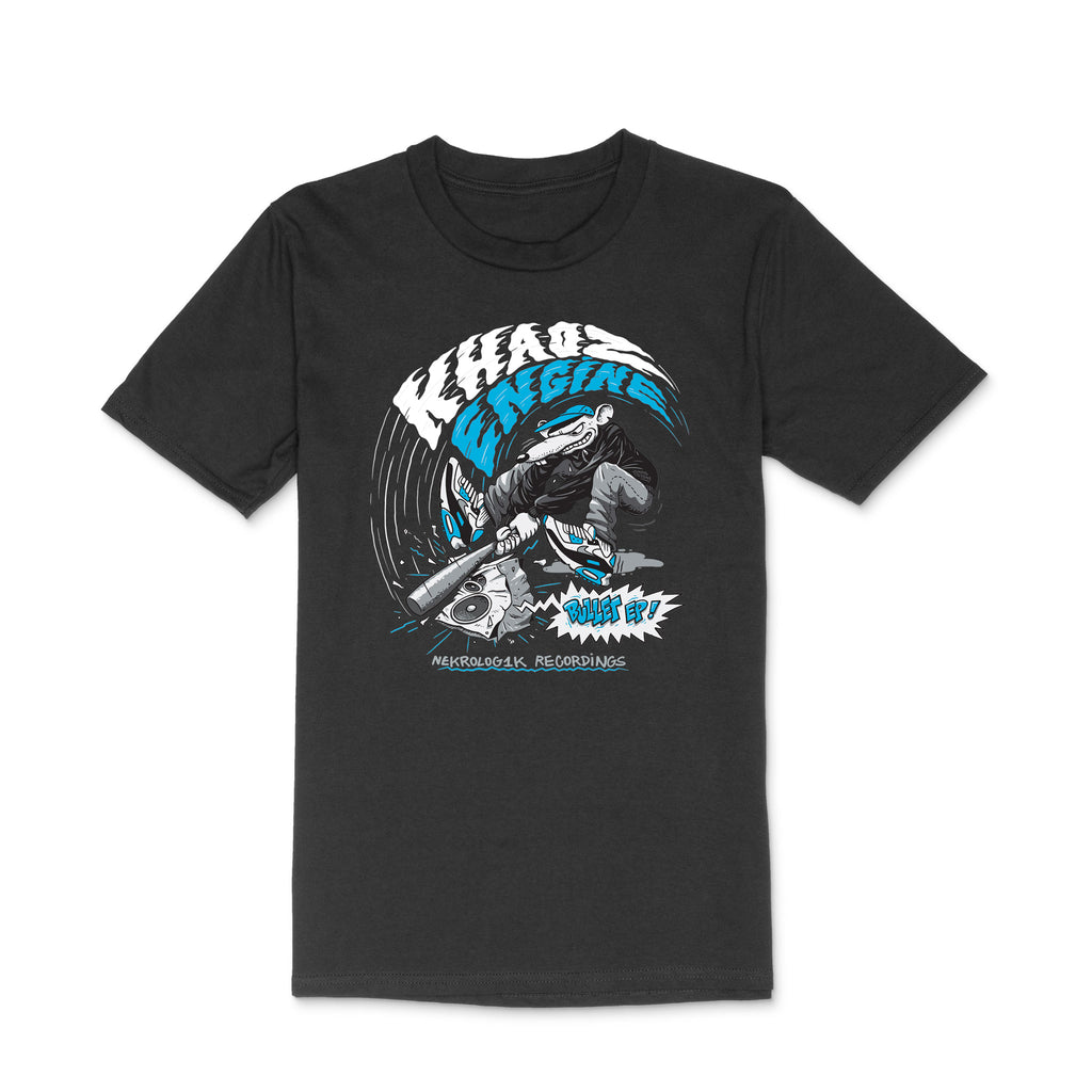 NLG1K x Khaoz Engine Black Tee