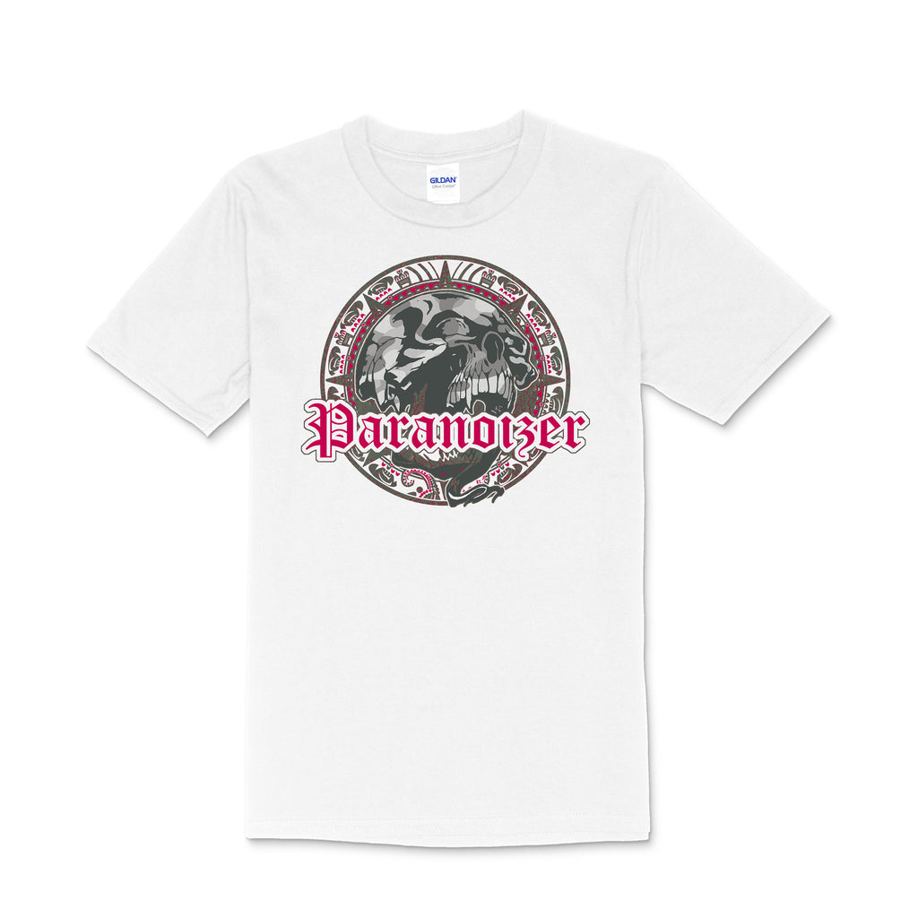 Paranoizer Skull White Tee